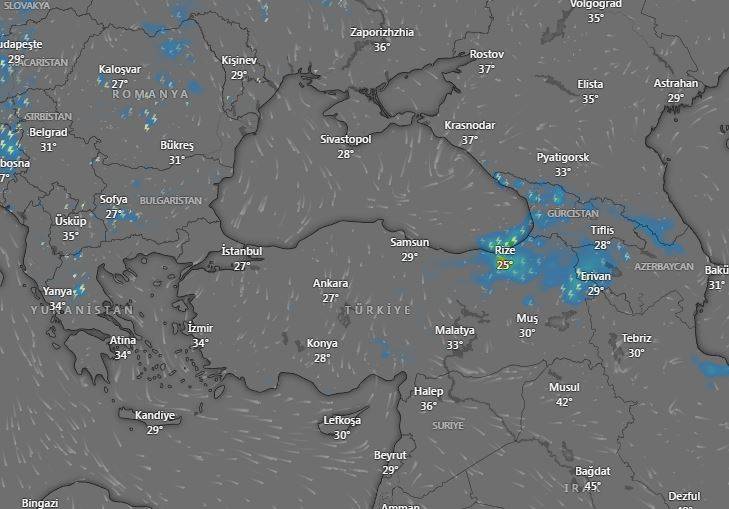 Samsun ve Ordu için uyarı! Aman bu saatlere dikkat 8